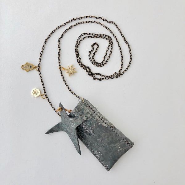 Amulet Crystal Necklace - Oxidize