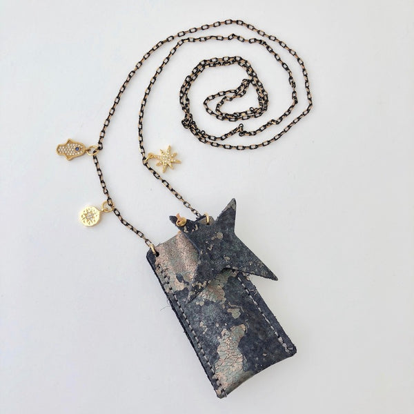 Amulet Crystal Necklace - Oxidize