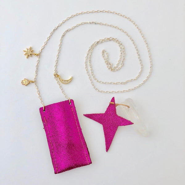 Amulet Crystal Necklace - Sparkle