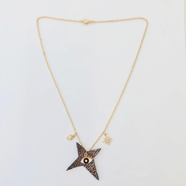 Team Amulet Necklace - Crinkle