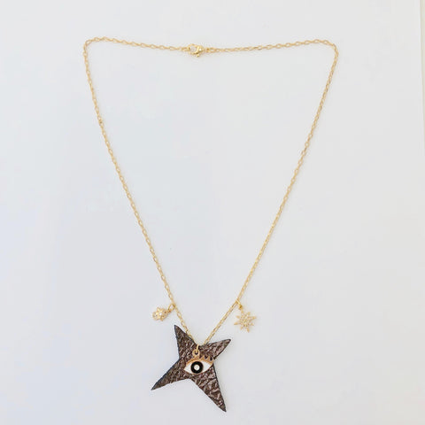 Team Amulet Necklace - Crinkle