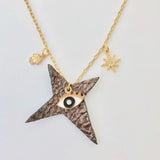 Team Amulet Necklace - Crinkle