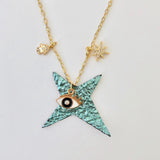 Team Amulet Necklace - Crinkle