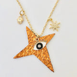 Team Amulet Necklace - Crinkle