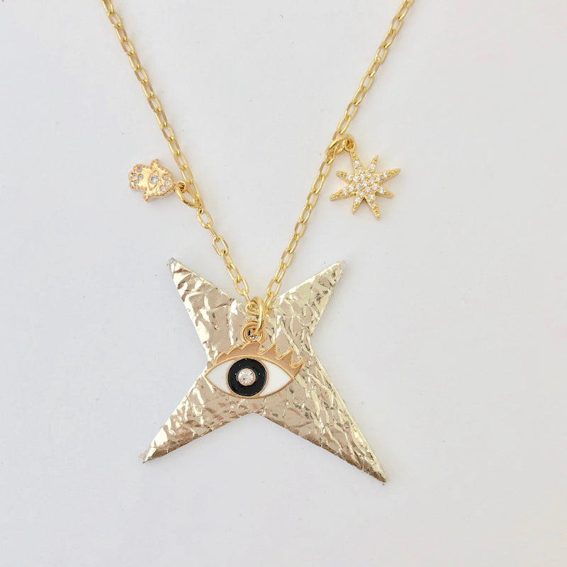 Team Amulet Necklace - Distress