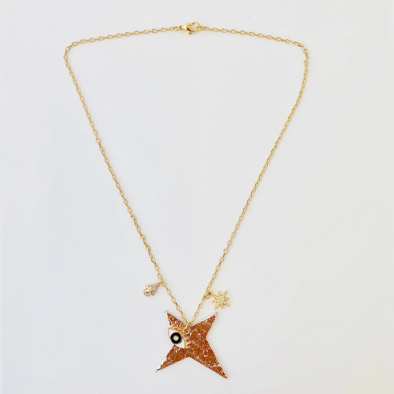Team Amulet Necklace - Distress