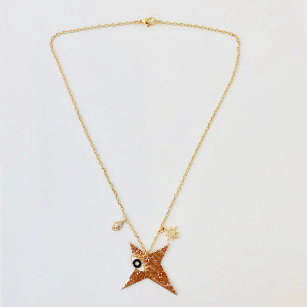 Team Amulet Necklace - Distress