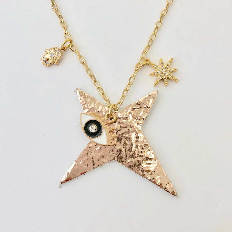 Team Amulet Necklace - Distress
