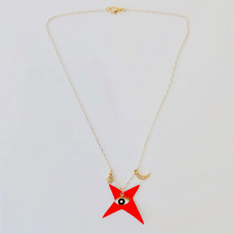 Team Amulet Necklace - Fluo