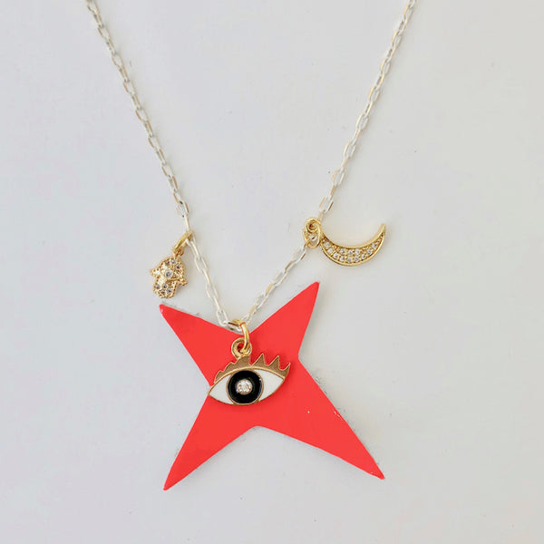 Team Amulet Necklace - Fluo