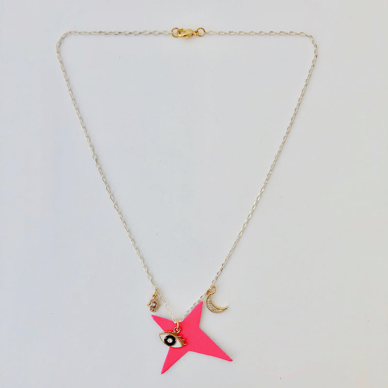 Team Amulet Necklace - Fluo