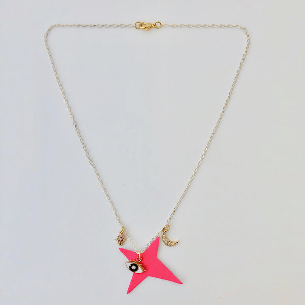 Team Amulet Necklace - Fluo
