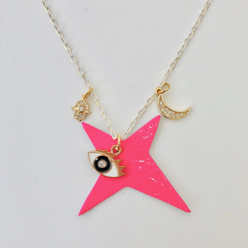 Team Amulet Necklace - Fluo