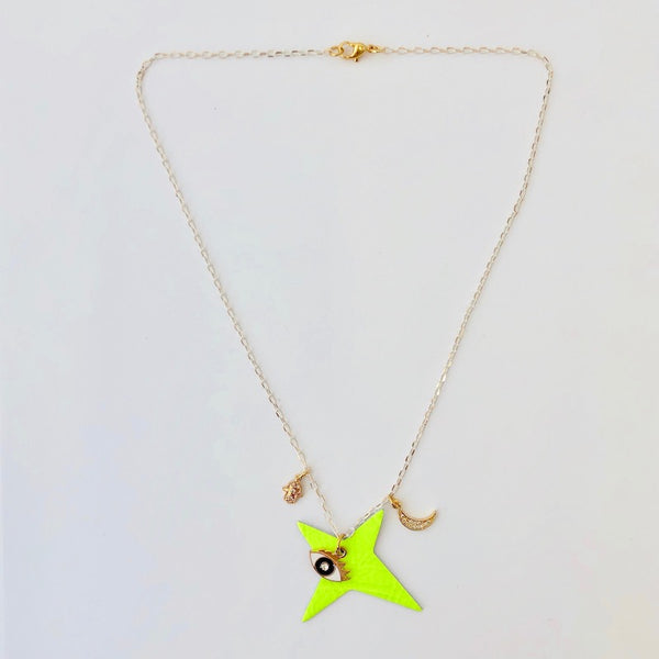 Team Amulet Necklace - Fluo