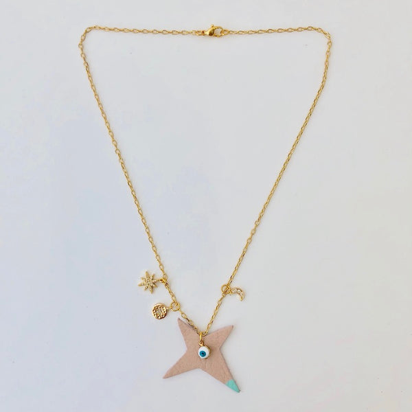 Team Amulet Necklace - Natural