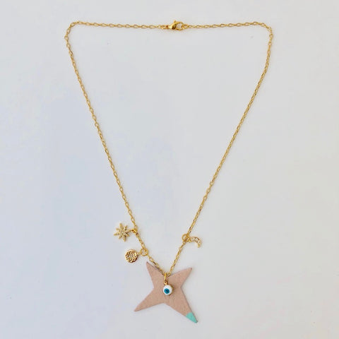 Team Amulet Necklace - Natural
