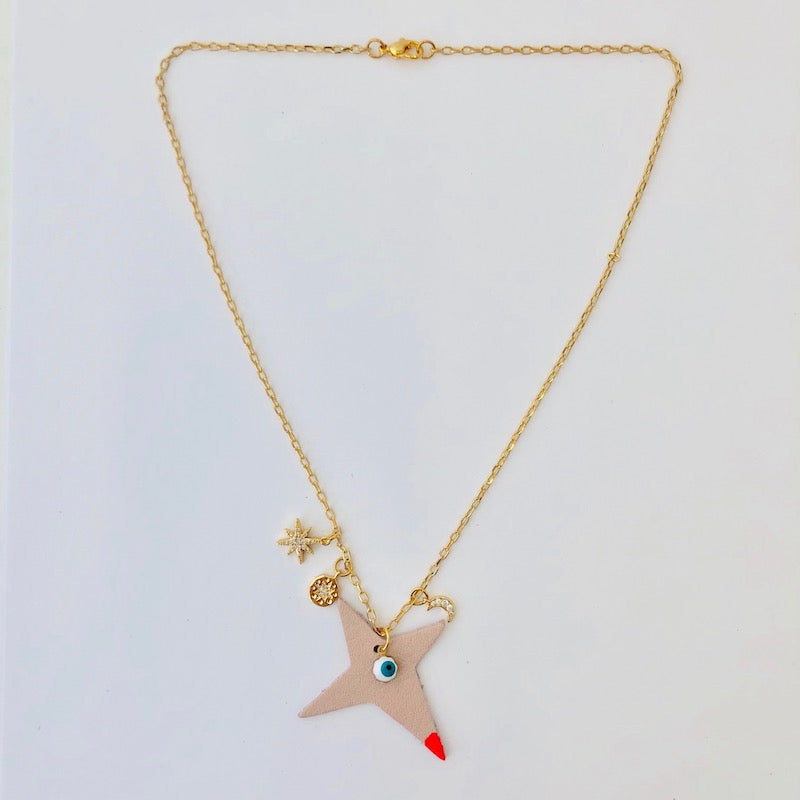 Team Amulet Necklace - Natural