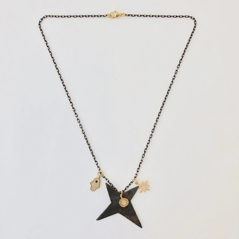 Team Amulet Necklace - Oxidize