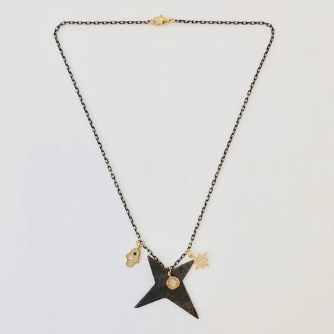 Team Amulet Necklace - Oxidize