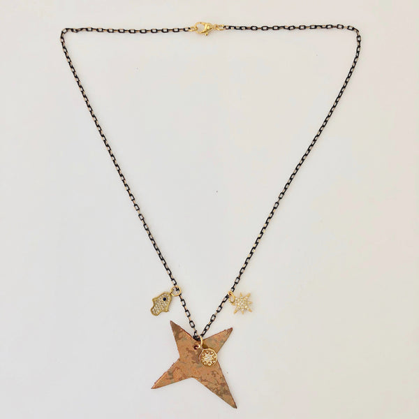 Team Amulet Necklace - Oxidize