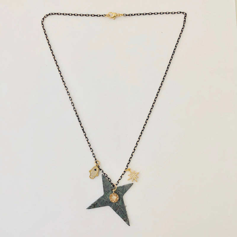 Team Amulet Necklace - Oxidize
