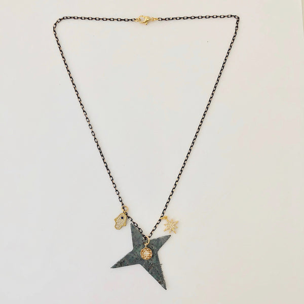 Team Amulet Necklace - Oxidize
