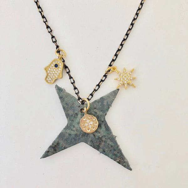Team Amulet Necklace - Oxidize