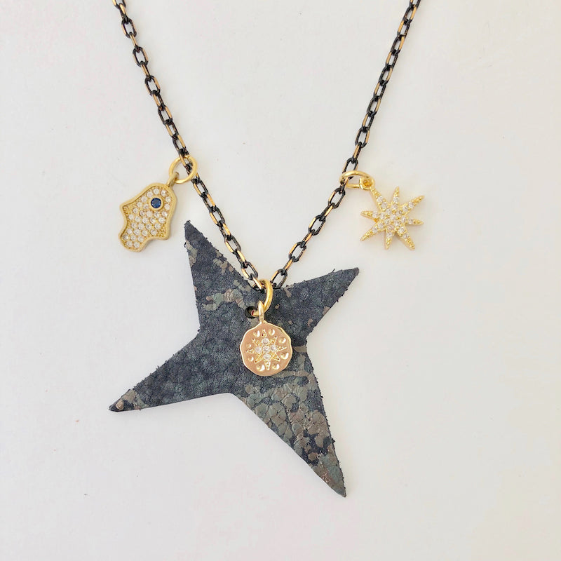Team Amulet Necklace - Oxidize