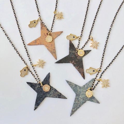 Team Amulet Necklace - Oxidize