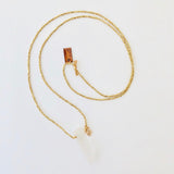 Hamsa Crystal Necklace