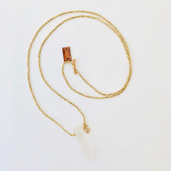 Hamsa Crystal Necklace