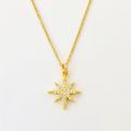 Gold Filled Chain Necklace - Golden Star