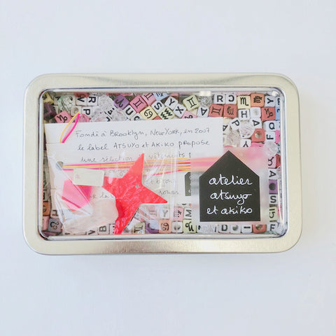 DIY Accessories set- Amulat in Fluo Orange
