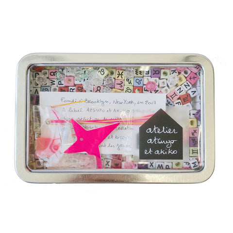DIY Accessories set- Amulat in Fluo Pink