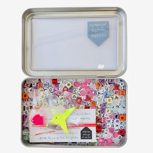 DIY Accessories set- Amulat in  Fluo Yellow