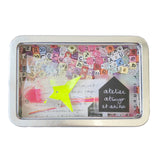 DIY Accessories set- Amulat in  Fluo Yellow
