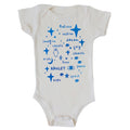 Onesie Organic - Team Amulet in Blue Foil