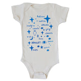 Onesie Organic - Team Amulet in Blue Foil