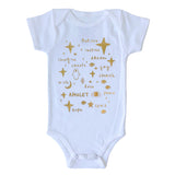 Onesie Organic - Team Amulet in Gold Foil