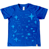 Crew Tee - Team Amulet in Blue Foil