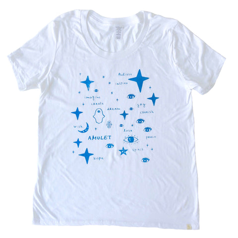 Crew Tee Women - Team Amulet in Blue Foil