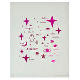 Wall Art - Team Amulet in Pink Foil