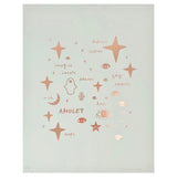 Wall Art - Team Amulet in Rose Gold Foil