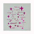 Wall Art - Team Amulet in Pink Foil
