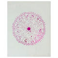 Wall Art - The Wheel of Life in Pink Foil