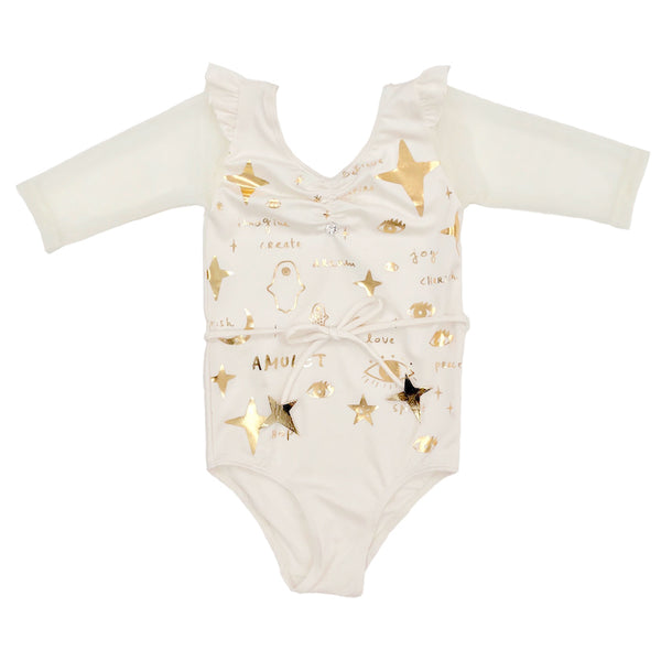23 Amulet Leotard - Gold Foil