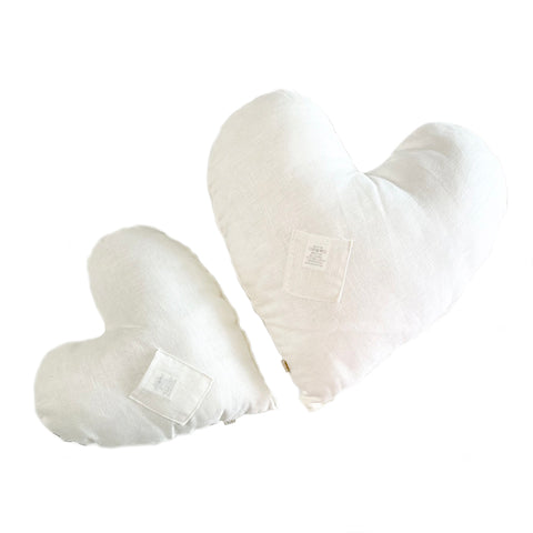 Heart Je t'aime Pillow in Pink