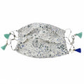 Cotton Double Layered Face Mask - Stars in Gray