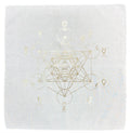 Metatron's Cube - Energy Kit - Natural with Gold foil print