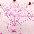 Metatron's Cube - Energy Kit - Pink with Pink foil print